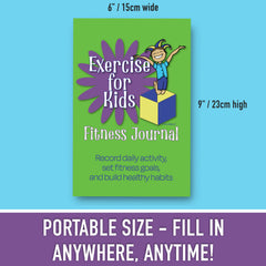 Exercise for Kids Fitness Journal – Daily Activity Tracker & Goals (6”×9”)