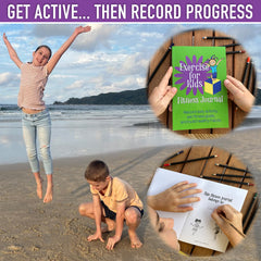 Exercise for Kids Fitness Journal – Daily Activity Tracker & Goals (6”×9”)