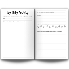 Exercise for Kids Fitness Journal – Daily Activity Tracker & Goals (6”×9”)