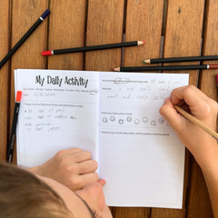 Exercise for Kids Fitness Journal – Daily Activity Tracker & Goals (6”×9”)