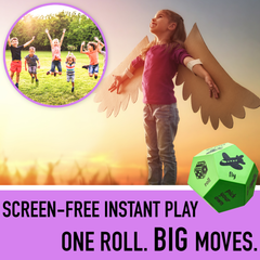 Covelico Kids Movement Dice (12-Sided Foam Dice) – Activity Game (Green)