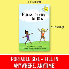 Fitness Journal for Kids – Daily Activity Tracker & Exercise Goals (6”×9”)