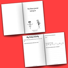 Fitness Journal for Kids – Daily Activity Tracker & Exercise Goals (6”×9”)