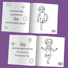 Kids Exercise Coloring Book – 20 Movement Pages (Ages 3+)